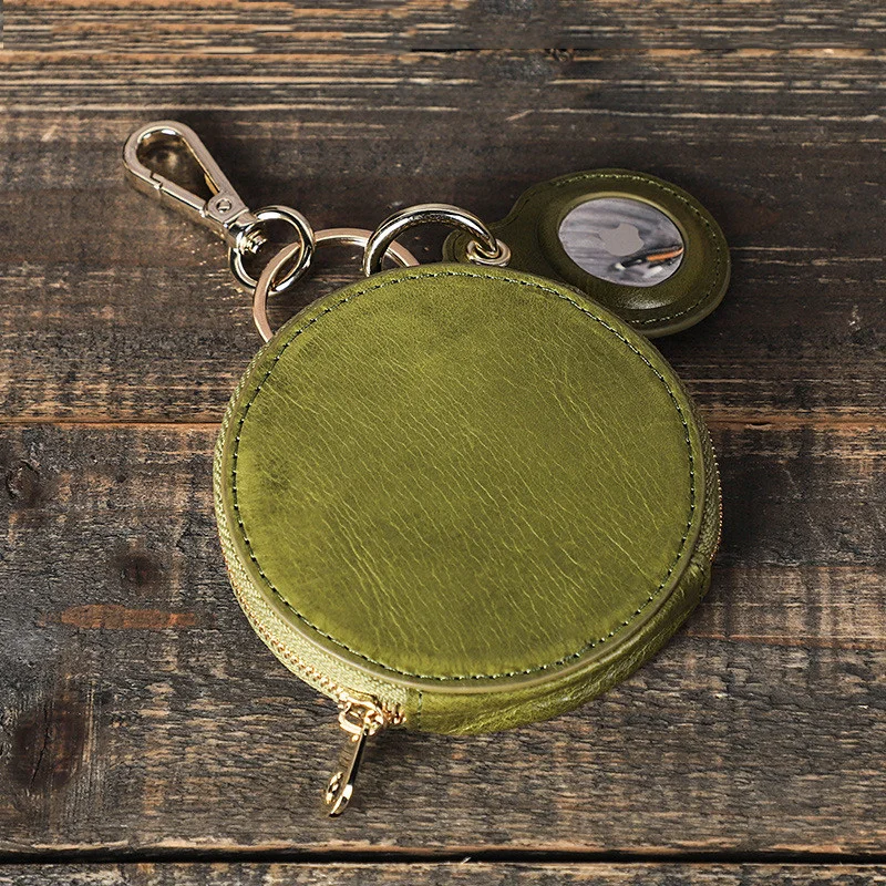 

Protective Earphone Case For AirPods 3 With Apple Airtag Case Anti-lost Genuine Leather Headphone Cover For AirPods Pro AirPods