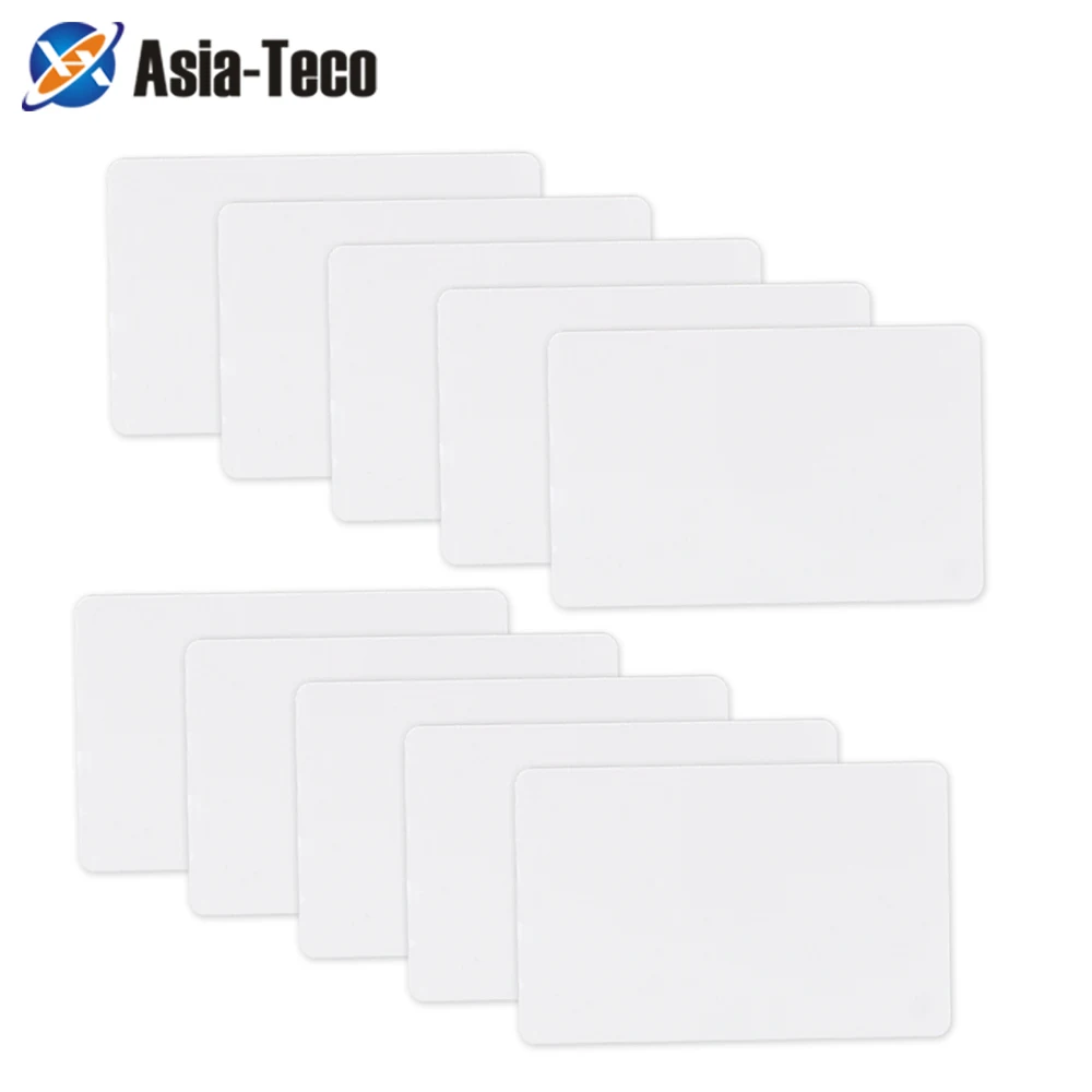

Iot 10pcs 13.56MHz IC M1 S50 Keyfobs Tags Access Control Card RFID Key Finder Card Token Attendance Management Keychain PVC