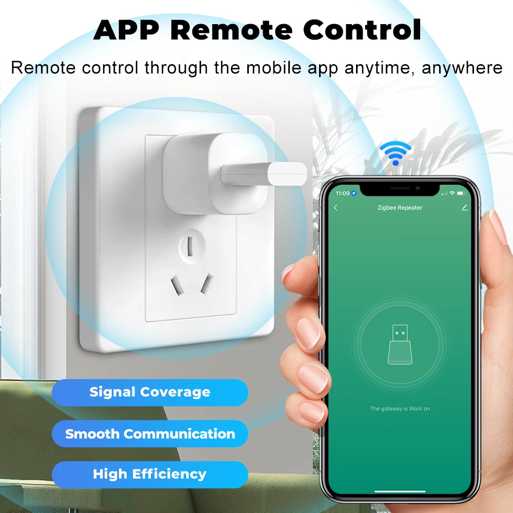 Amplificador de Sinal Usb para Smart Life Repetidor Extender Home Assistant Tuya Zigbee 3.0 Zigbee2mqtt Automação Residencial - Image 2