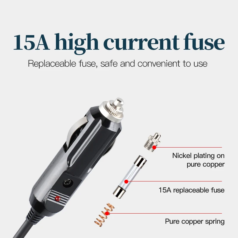         ڵ    ġ ͽټ, 3 Ʈ, 18AWG, 12V-24V ÷