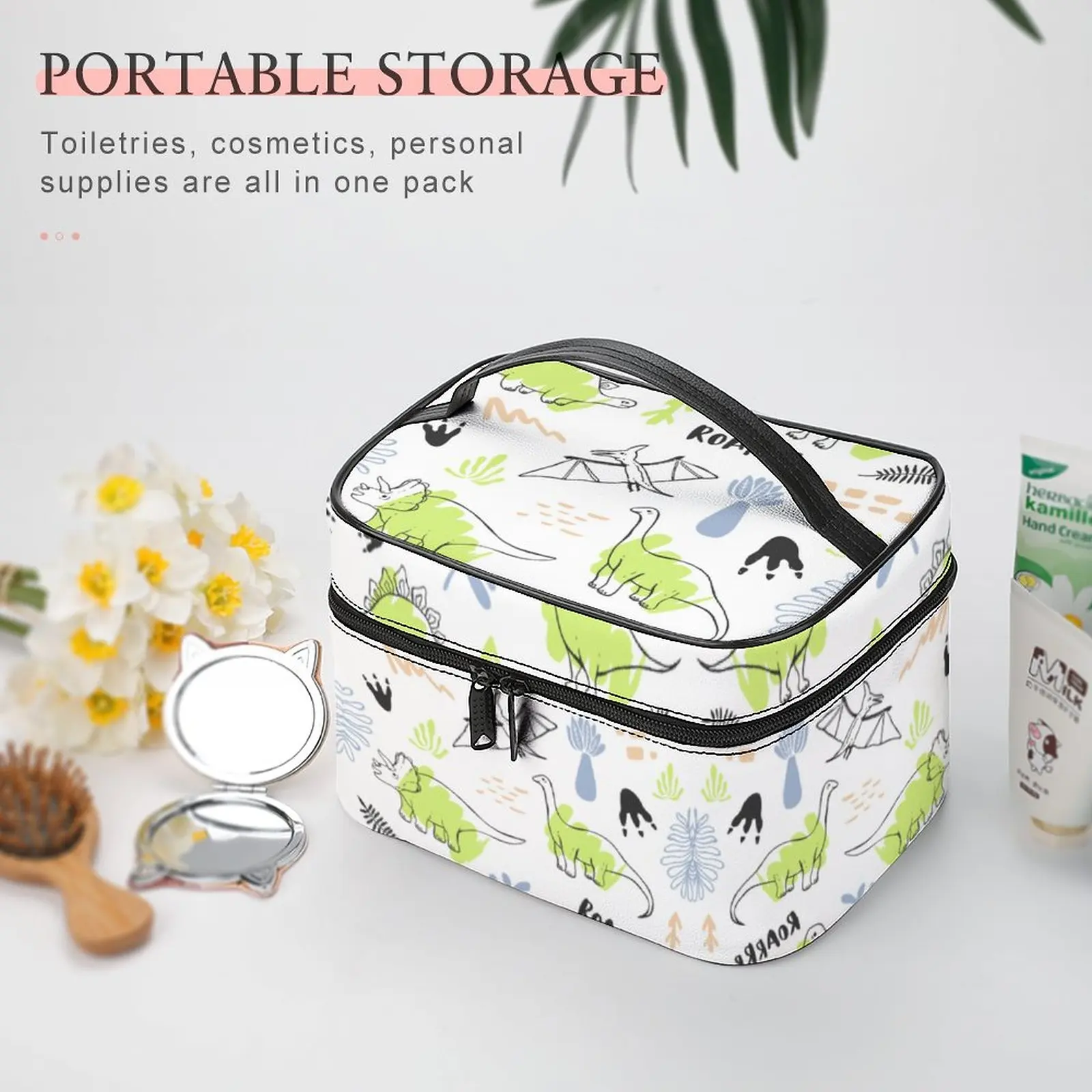 Travel Cosmetic Bags Girl Outdoor Waterproof Make Up Case Waterproof Storage Bag for Cosmetics Female Print Makeup Bag