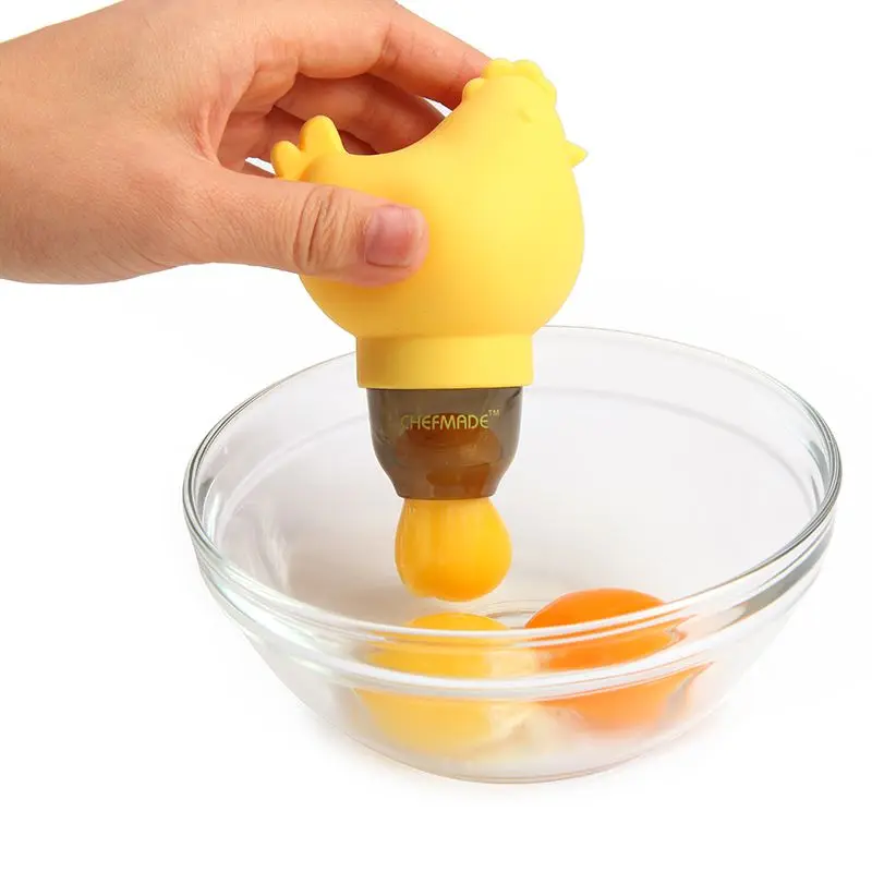 

Креативный милый яичный сепаратор, бытовые кухонные инструменты, разделитель яичного белка и желтка, жидкий силиконовый сепаратор, креативные Инструменты для выпечки