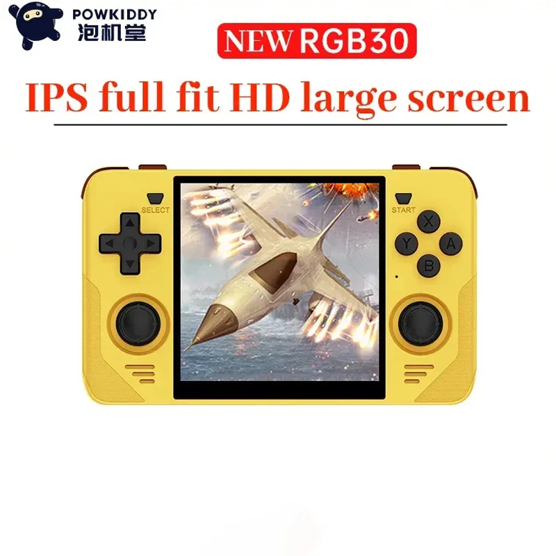 

Powkiddy Rgb30 4.0 British Ips Hd Screen Open Source Handheld Cross-Border Psp Simulator N64 Rocker Arcade Game Machine Gift