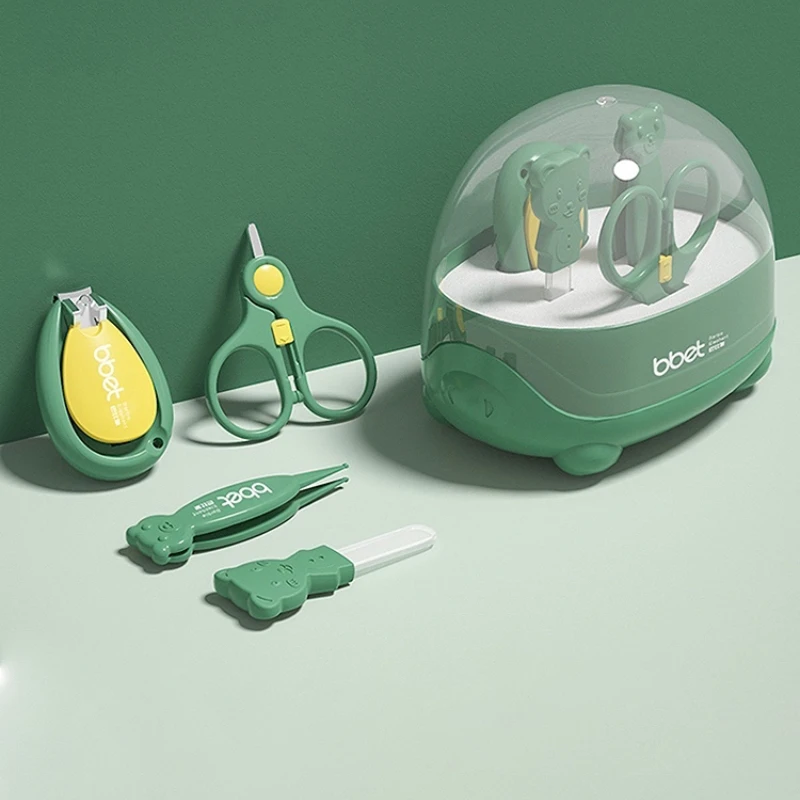 New BBET Baby Nail Scissors Newborn Special Anti-clamping Baby Nail Scissors Set Safety Items Infant Care Product nail clipper nail care kit nail trimmer