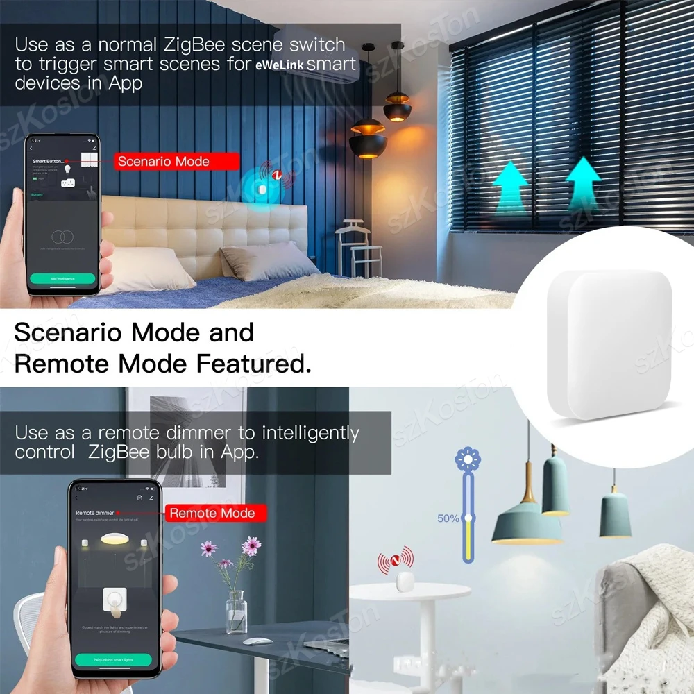 Ewelink APP zigbee smare Vasúti váltó Szikratávirát Színtér gomb Vasúti váltó Zsendül gomb Számvevő multi-scene Kapcsolódás smare haza Automatizálás