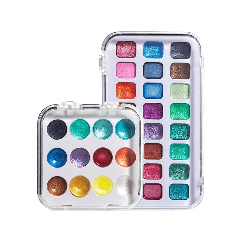 Pearlescent Watercolor Pigments for Manicure and Painting