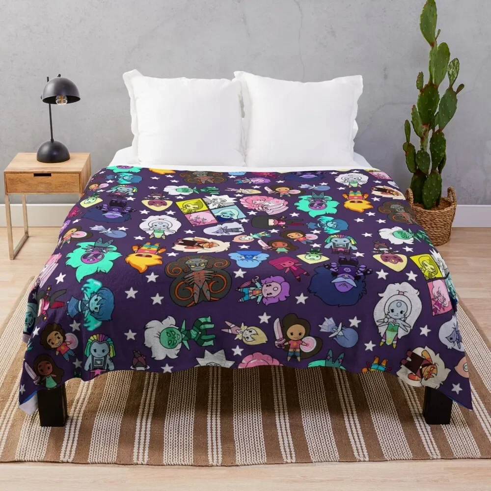 

Crystal Gems Throw Blanket Soft Big Thins Sleeping Bag Baby Blankets
