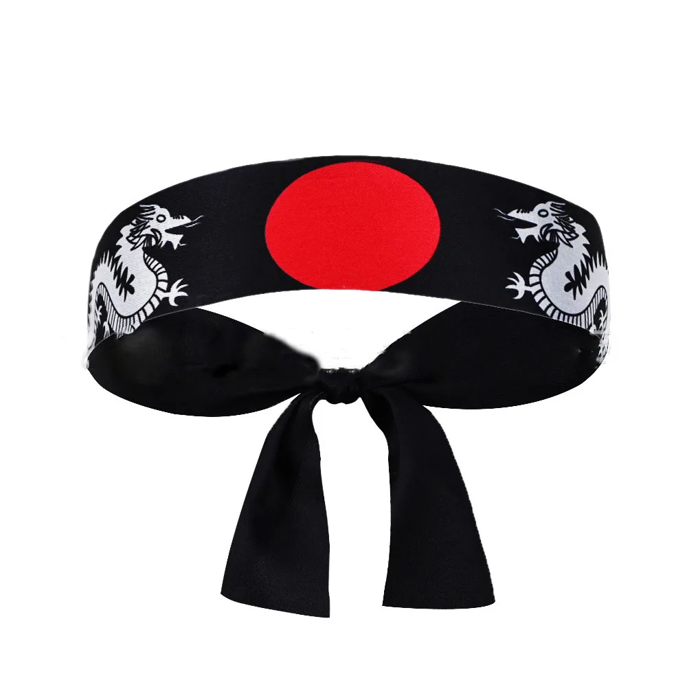 Breathable Hygroscopic Kids Ninja Headband for Karate Yoga