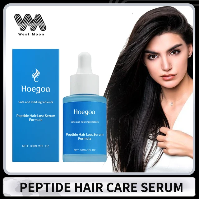 Peptid-Haarpflegeserum, reduziert Haarausfall, verbessert krauses Spliss, stärkt die Haarzähigkeit, repariert geschädigtes Haar, ätherisches Öl