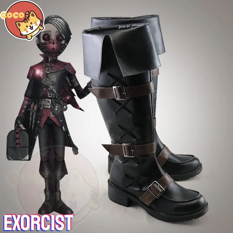 

CoCos Game Identity V Exorcist Embalmer Cosplay Shoes Identity V Aesop Carl Cosplay Boots Unisex Role Play Any Size Shoes