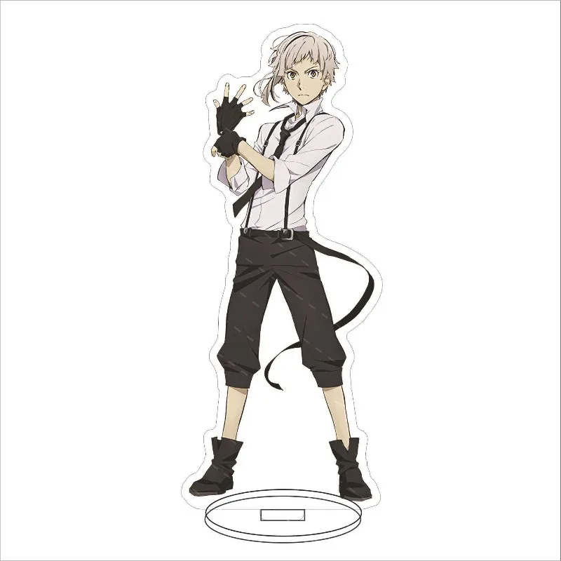 Japanese Anime Stray Dogs Acrylic Figure Collection - Atsushi, Dazai, Chuya & Ryunosuke