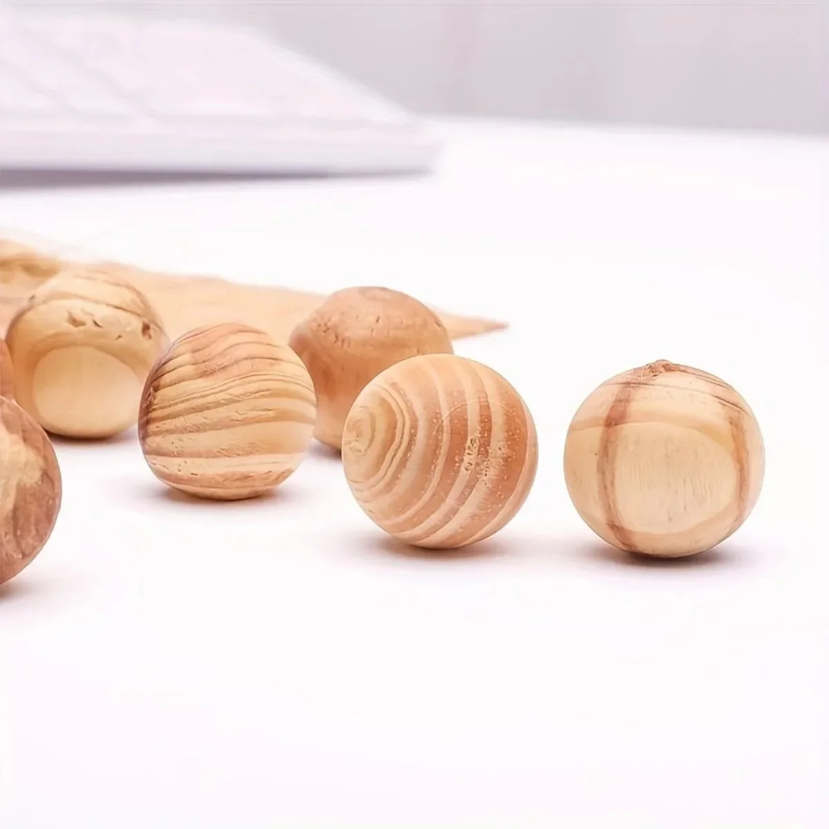 5pcs Wardrobe Camphor Wood Pills Odor Removal