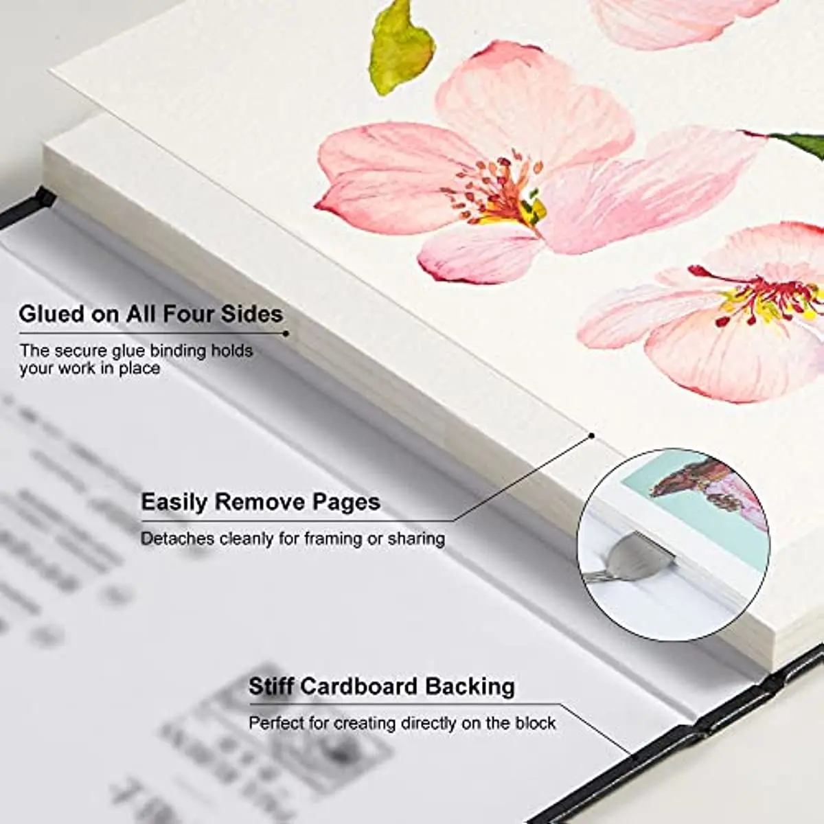 Paul Rubens Watercolor Paper, Watercolor Journal 50% Cotton 300gsm 20  Sheets Travel Art Journal for Beginners and Artists - AliExpress