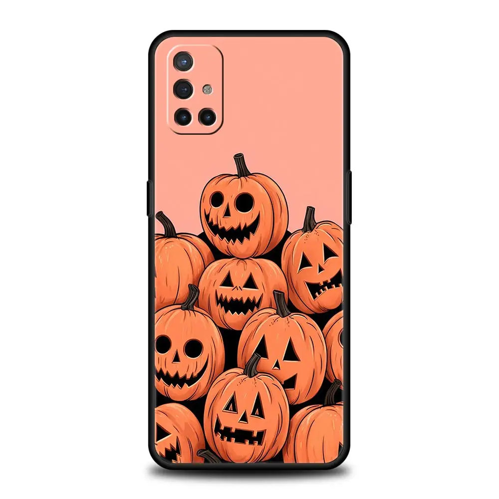 Autumn Leaves and Fox Pumpkin Halloween Phone Case