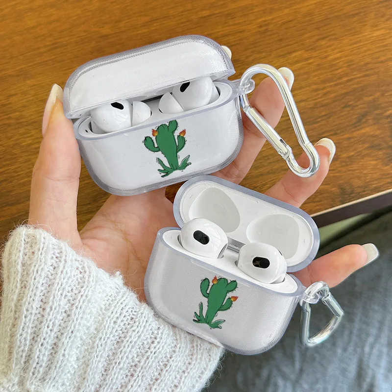 Clear TPU Protective Case for AirPods Pro and Wireless Earphones