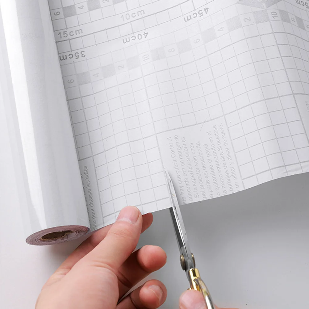 

Adhesive Film Sticker Book Covers Cabinets Waterproof Self-adhesive Transparent 60cmX300cm Heat-resistant Oil-proof