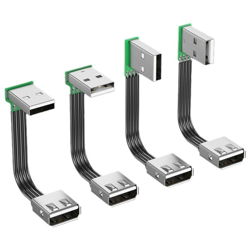 

Плоский удлинитель USB2.0 Удлинитель USB2.0 FPV Плоский тонкий ленточный кабель USB2.0 Кабель для передачи данных Шнур для