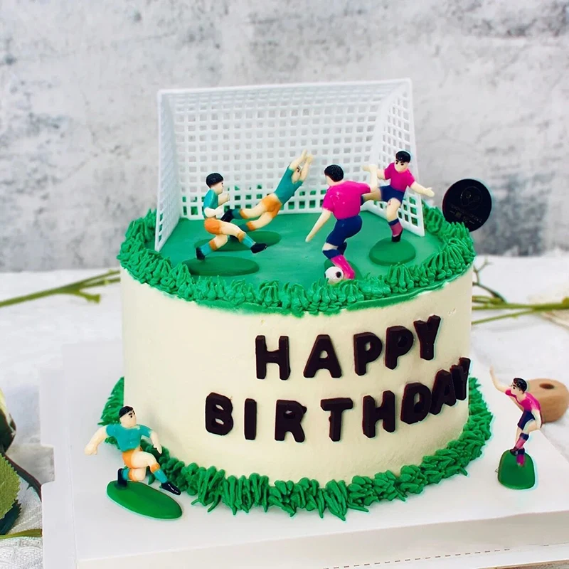 Football / Soccer Buttercream Cake Singapore - White Spatula