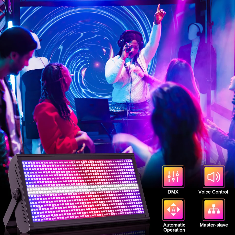 RGB LED Stage Light Bar DMX512 Party Lighting