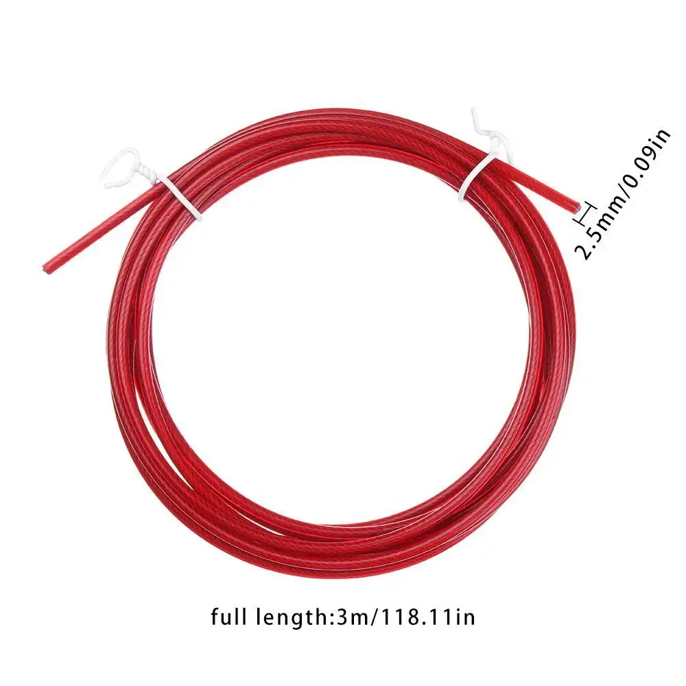 3m Steel Skipping Rope Spare Rope Racing Accessories for Fitness
