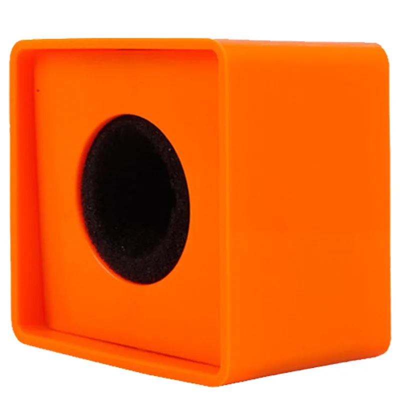 Waziaqoc Microphone Flag Station - Square ABS Cube For News Interviews And KTV