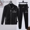Plein Skull Spring and Autumn Round Neck Suit Men's Casual Daily Coat Casual Pants Hip Hop Party Suit Luxury Brand M-XXXL 1
