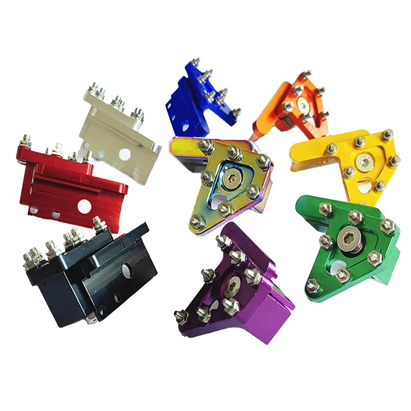 Motorrad Bremspedale Hinten Hebel Kopf Fußrasten Schritt Spitze CNC 125-530cc Universal Teile Für Kawasaki Suzuki Ktm Honda yamaha – Detail 3