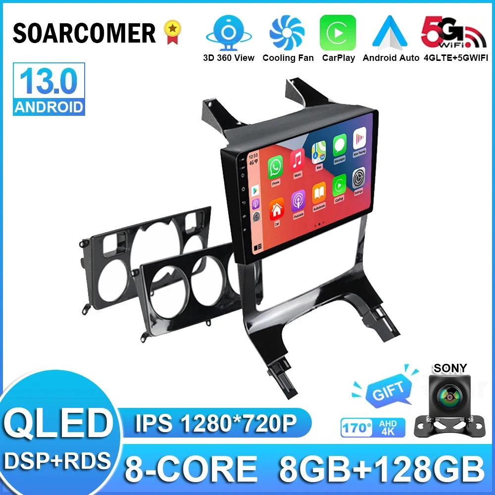 Android 13 Per Peugeot 3008 2009-2015 Autoradio Autoradio Lettore Video Multimediale Navigazione Gps Carplay Touch Screen 2Din Dvd