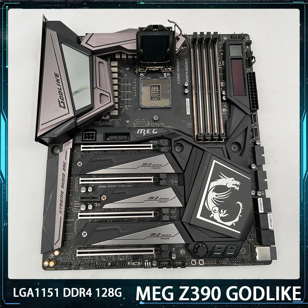 MEG Z390 GODLIKE For Msi LGA1151 DDR4 128G SATR3*6 M.2*3 U.2