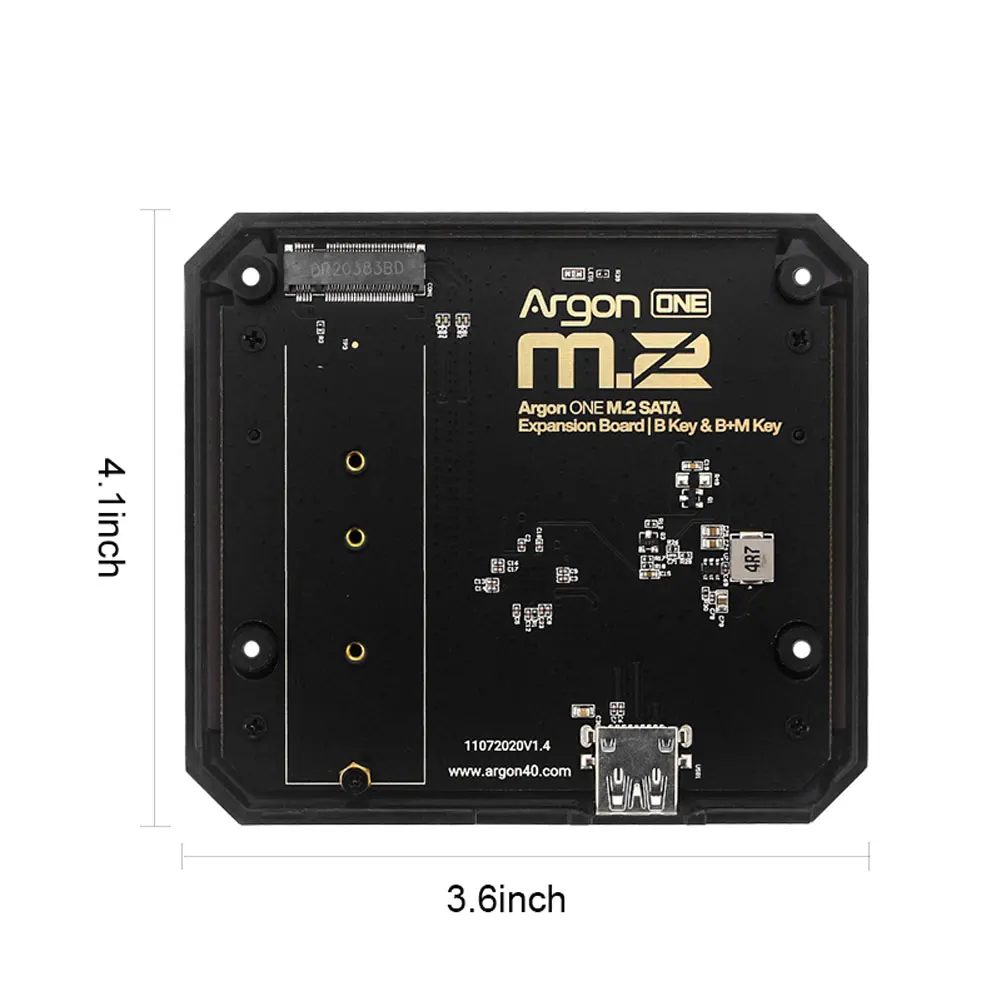 Argon ONE USB 3.0-SATA SSD  ̽ ̽, USB 3.0 SATA , Hi-Fi DAC SSD,   4B 