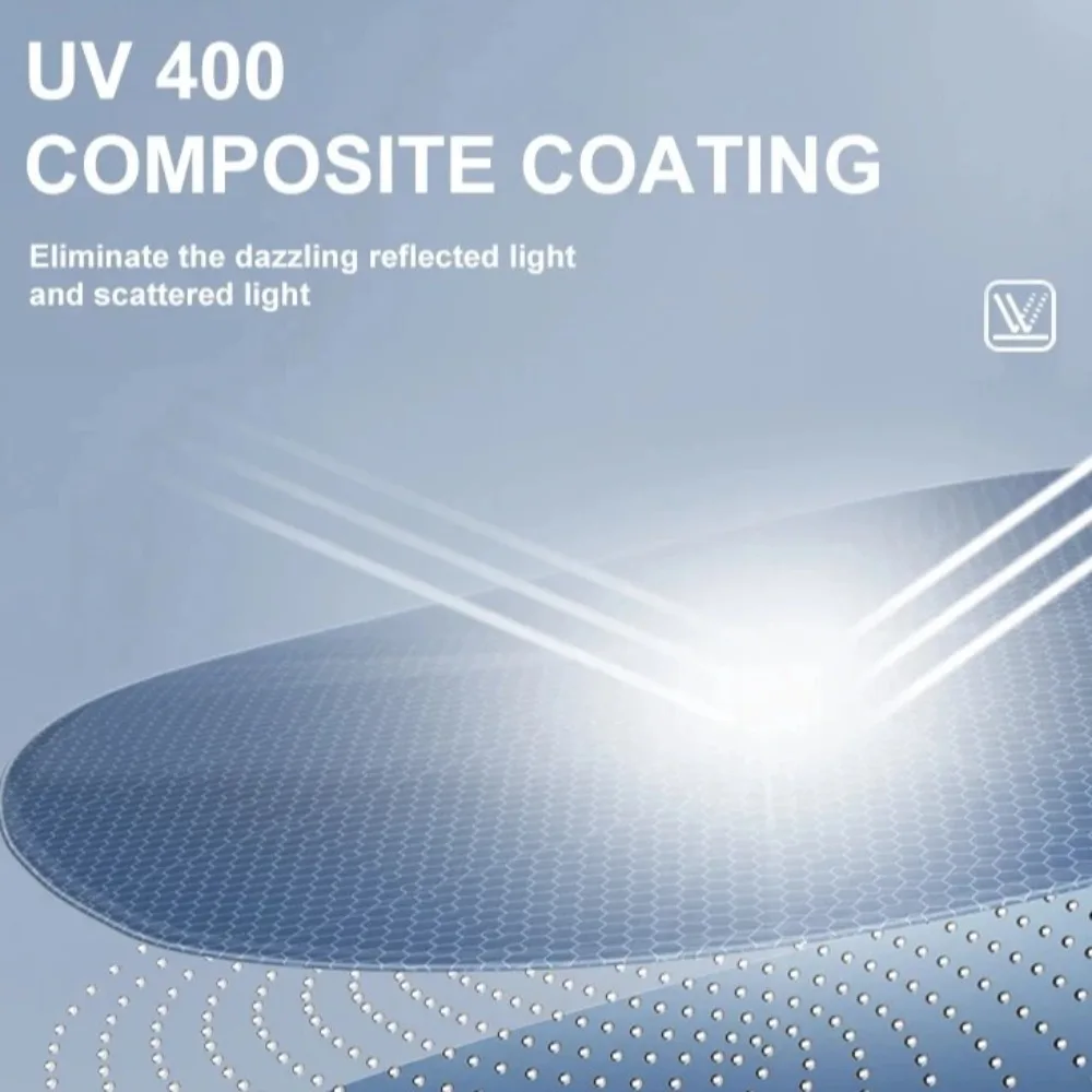 새로운 ND2-400 조정 가능한 디밍 안경 9 레벨 UV400 낚시 선글라스 (글래스 케이스 포함) ND 필터 선글라스 야외용
