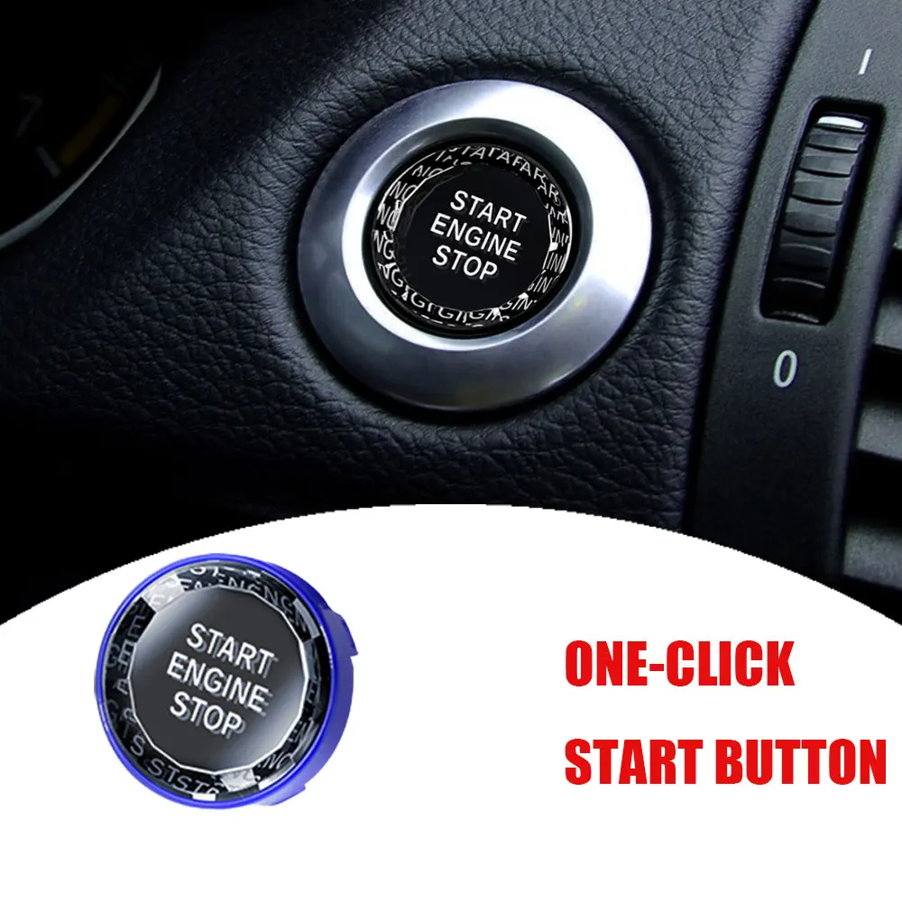 

Car One-click Start Stop Button Protective Cover For BMW E Chassis E90 E91 E92 E93 E60 Switch Button Cover Decorative Accessory