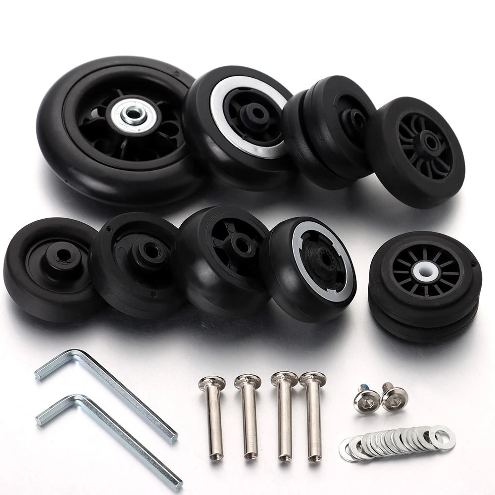 Caster Wheel Repair Kit Suitcase Parts Axles Travel Luggage Wheels
