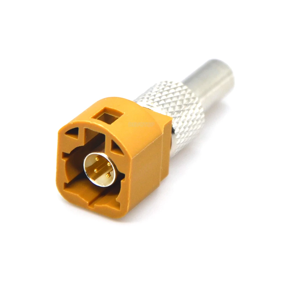 Cable De Extensión Fakra HSD A GX12 - Conector Hembra Tipo Z A Macho 4 Pines, Para Aplicaciones De RF Y Telecomunicaciones