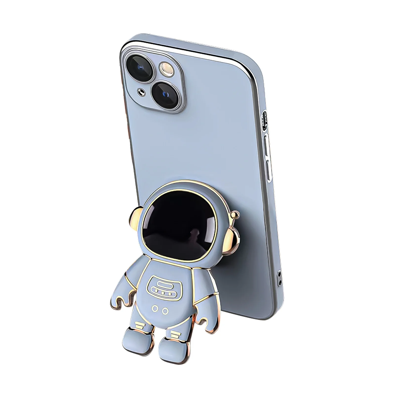Electroplated Astronaut Case With Hidden Stand For Iphone 7/8/x/11/12