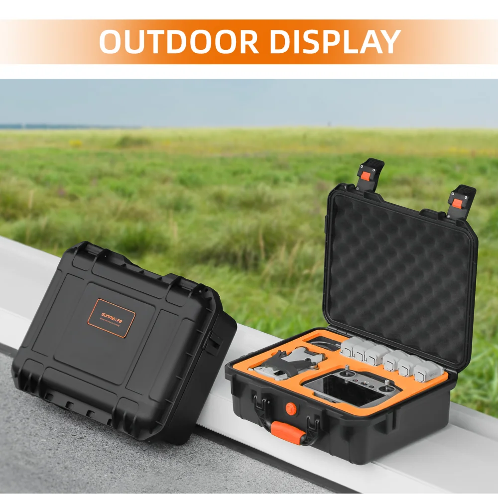 Suitable for DJI Mini 4 Pro waterproof safety case, storage bag, drop protection, outdoor large capacity carrying case