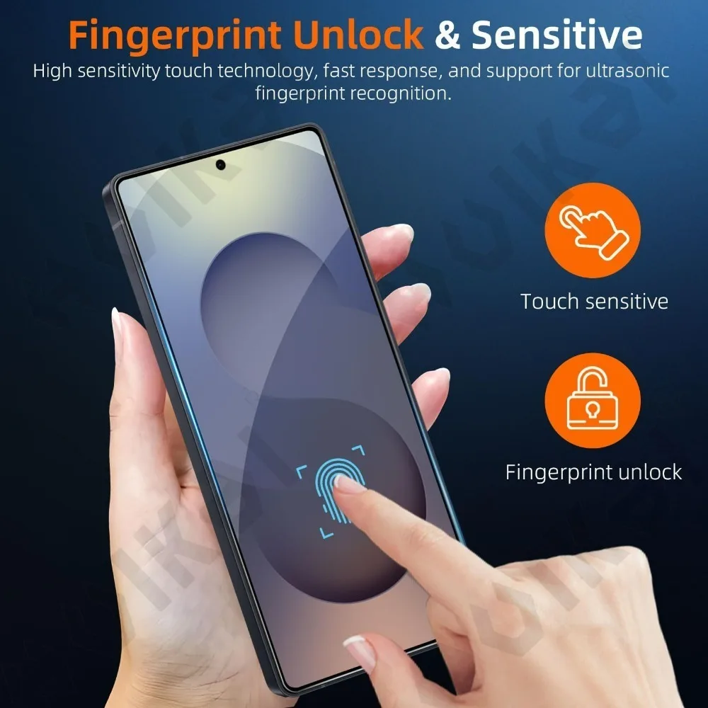 Premium Two-Pack Privacy Tempered Glass Screen Protector with Easy Dust-Free Installation