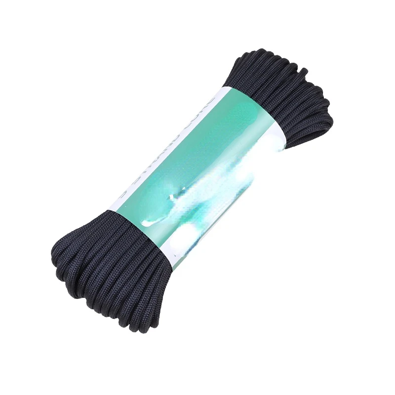 

4mm 9 core 20 meters black umbrella rope