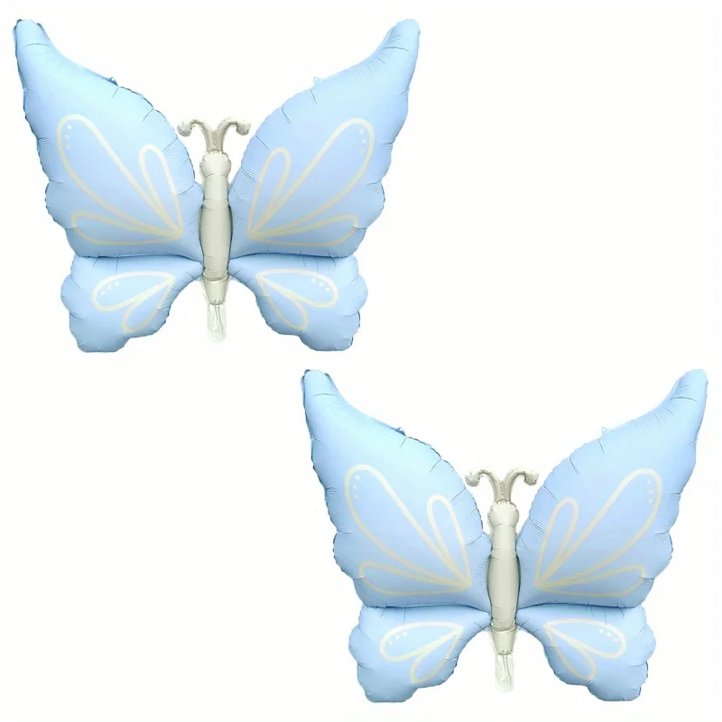 Butterfly Themed Pink, White, and Purple Party Balloon