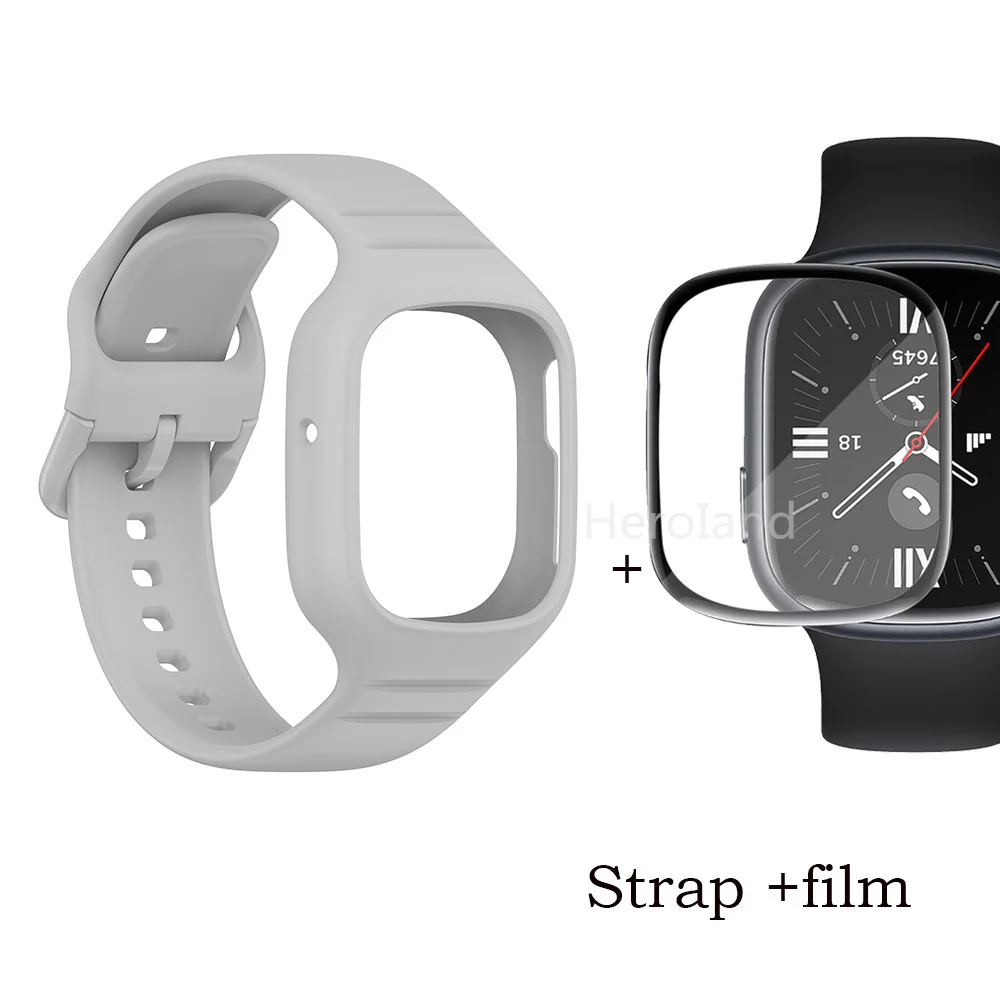 Sport Silicone Smartwatch Wristband - Premium Strap and Bracelet Accessories, 2-in-1 Design