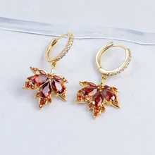  Game Genshin Impact Kaedehara Kazuha Cosplay Ring Women Necklace Earrings Jewelry Adjustable Maple Leaf Pendant Choker Ear Studs 