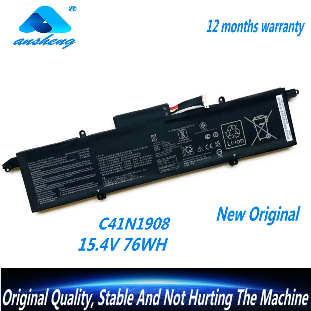 Original Bateria do Portátil para Asus Rog Zephyrus G14 Ga401 Ga401ii Ga401iu Ga401iv Ga401ih Ga401qe Ga401qm Ga401qh C41n1908