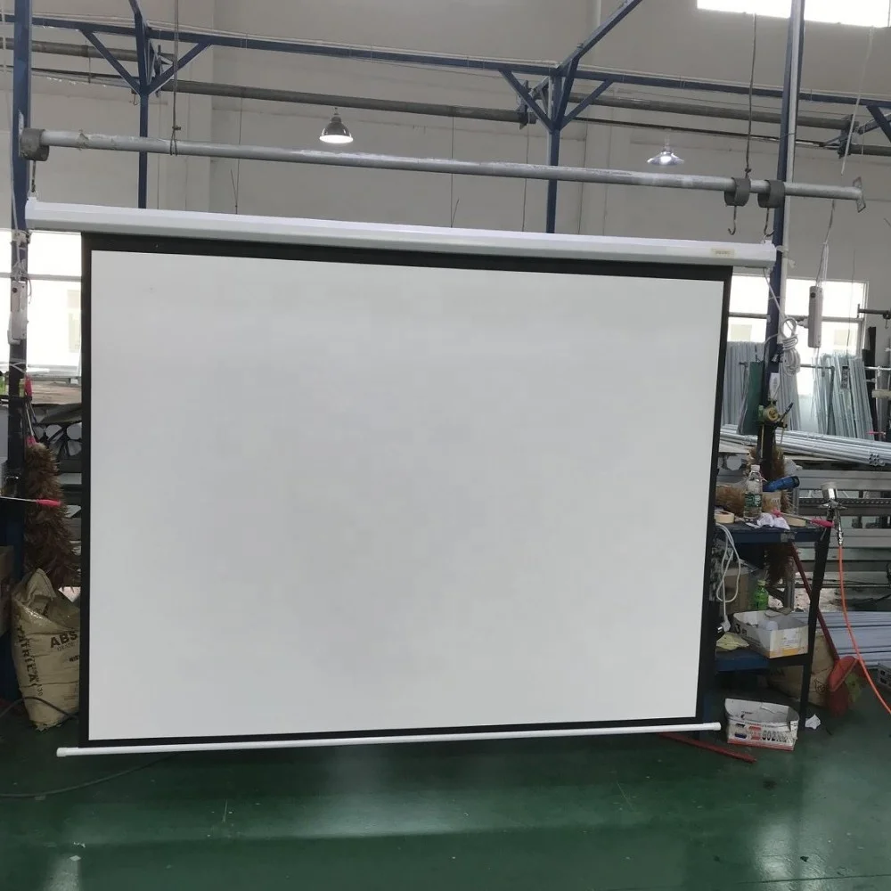 Manual Projection Screen Wall Mount Projector Screen