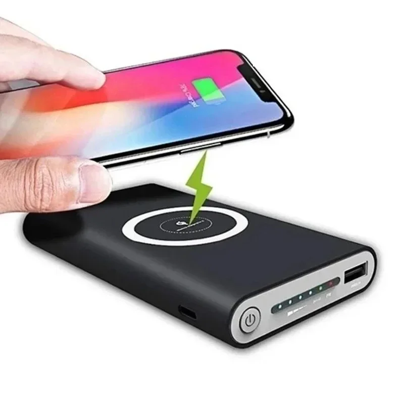 Wireless Power Bank 20000mAh Two-way Super-Fast Charging Power Bank Portable Type-c External Battery Pack Charger Universal 2