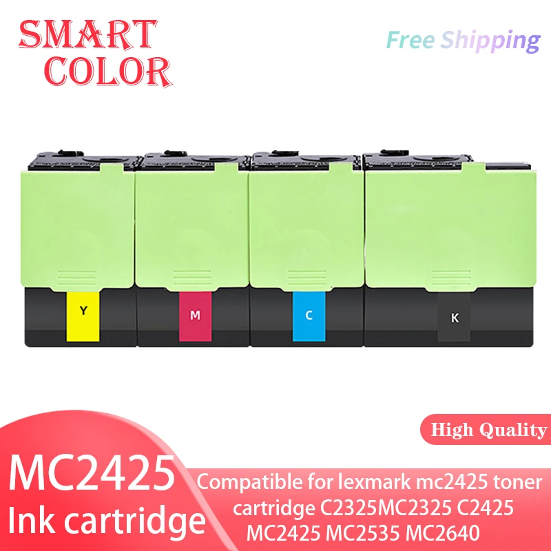 

High capacity MC2425 Compatible Toner Cartridge For lexmark mc2425 toner C2325 Compatible MC2325 C2425 MC2425 MC2535 MC2640