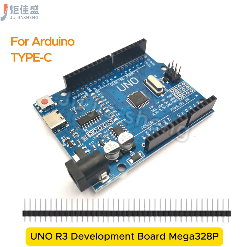 UNO R3 MEGA328P Arduino UNO R3 Development Board + USB Cable ATMEGA328P-AU Type-C