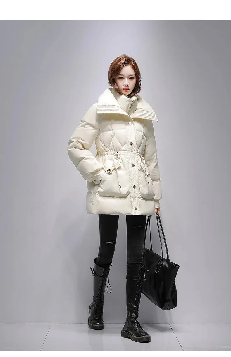 

Women's Clothing High Quality Waist-Tight down Coat Winter New 170