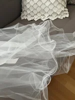 Real Image Bridal Prom Veils With Bow Vestido De Noiva Longo Wedding Veil Ivory White Veil With Free Comb - Image 3