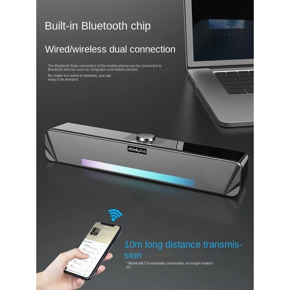 Bluetooth Speaker Lenovo TS33 Audio for Computer Notebook Phone
