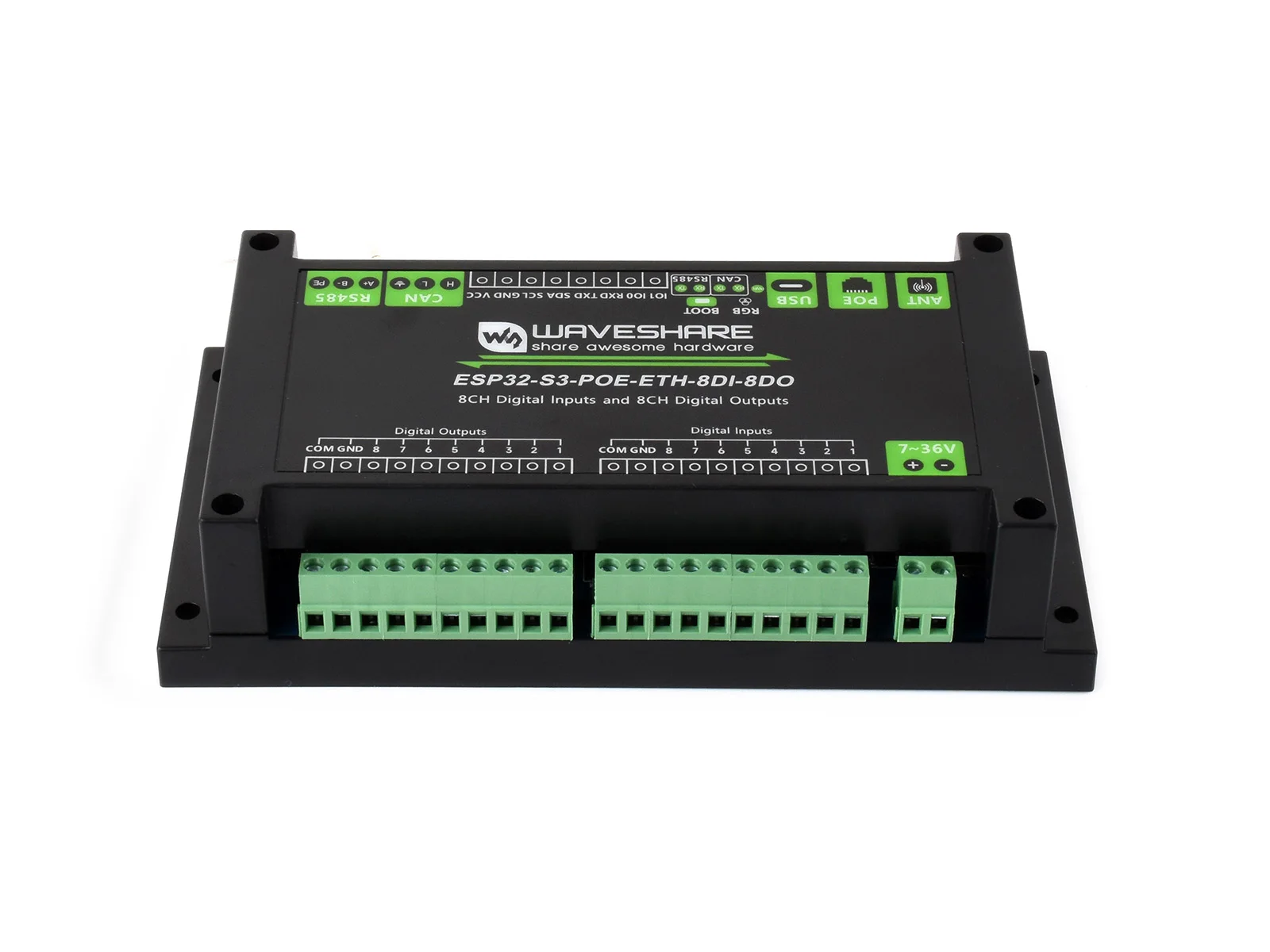 รูปสินค้า บอร์ดควบคุมอุตสาหกรรม ESP32-S3 8 ช่อง I/O